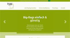 Desktop Screenshot of bigbag-puhm.at