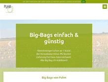 Tablet Screenshot of bigbag-puhm.at